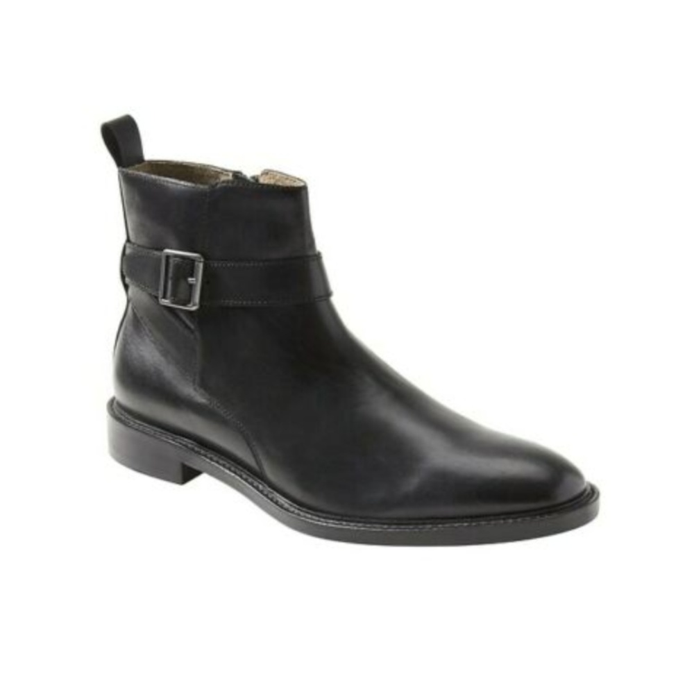 Banana Republic Billi Buckle blk men's boots 11.5